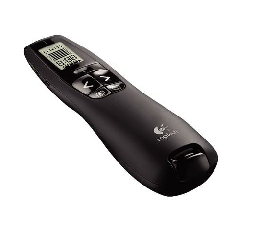 Logitech R800 Laser Presentation Remote LCD display  time tracking 30m Range, 2.4GHz Instuitive slideshow controls ~MILT-R700PRO 910-003508 - Image 5