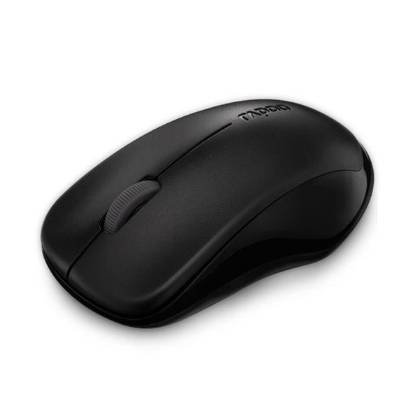 RAPOO 1620 2.4G Wireless up to 10 Meters and 360 degrees coverage Mouse Black, 1000 DPI, Long Battery. Retail Pack - Image 5