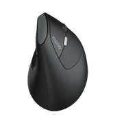 RAPOO EV250 Ergonomic Vertical Wireless Mouse 6 Buttons 800/1200/1600 DPI Optical Silent Click Mice - Black (Renamed from MV20) - Image 1