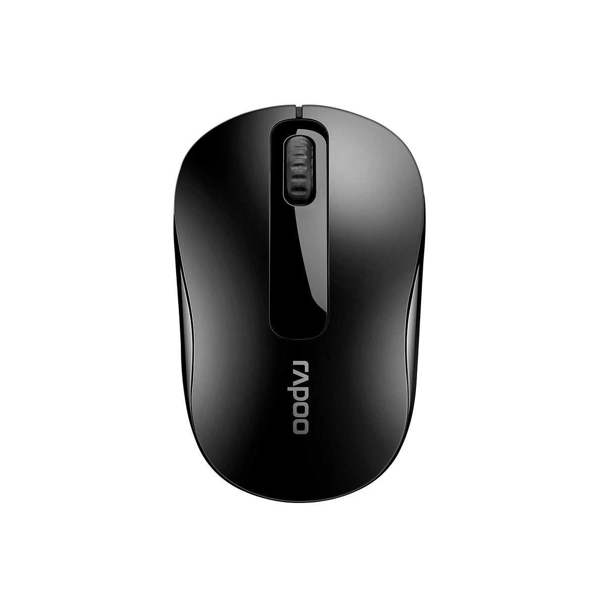 RAPOO M10 PLUS  2.4GHz Wireless Optical Mouse Black - 1000dpi Coverage up to 10 Meters and 360 degrees. 3Keys - Image 1