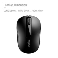 RAPOO M10 PLUS  2.4GHz Wireless Optical Mouse Black - 1000dpi Coverage up to 10 Meters and 360 degrees. 3Keys - Image 4