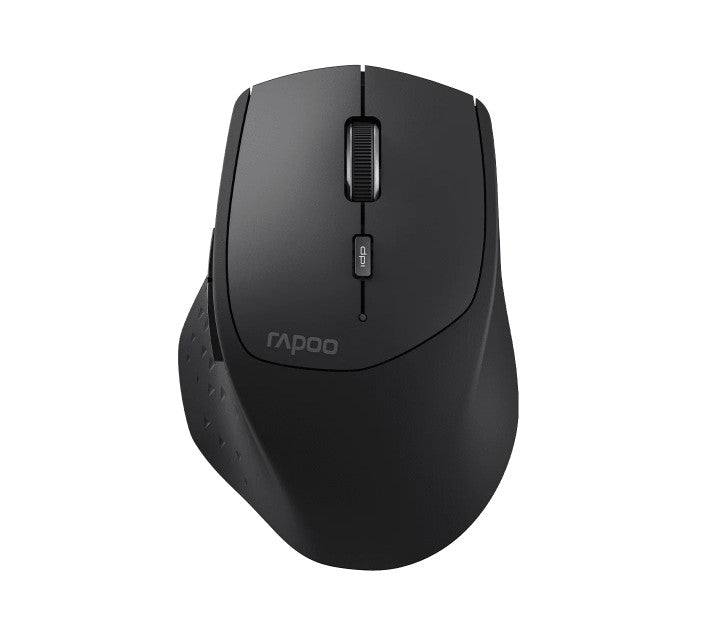 RAPOO MT550L Multi-Mode Wireless Ergonomic Optical Mouse -7 evels adjustable DPI, Smart Switch up to 5 devices, Ideal for Desktop PC, Notebook - Image 2