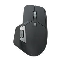 RAPOO MT760L BLACK Multi-mode Wireless Mouse -Switch between Bluetooth  5.0 and 2.4G -adjust DPI from 800 to 4000 - Image 1