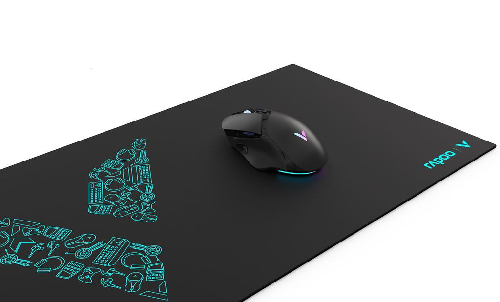 RAPOO V1L Mouse Pad - Extra Large Mouse Mat, Anti-Skid Bottom Design, Dirt-Resistant, Wear-Resistant, Scratch-Resistant, Suitable for Gamers/Gami - Image 4