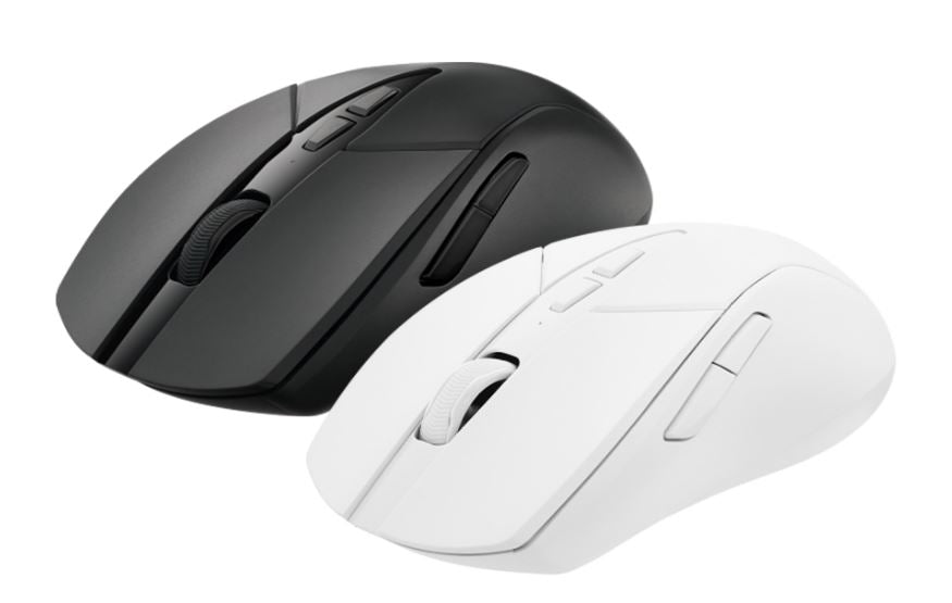 RAPOO V300SE 2.4GHz Wireless / Wired Gaming Mouse,  WHITE Optical 400-12000 DPI Ergonomics design 10 Programmable buttons (LS) - Image 3
