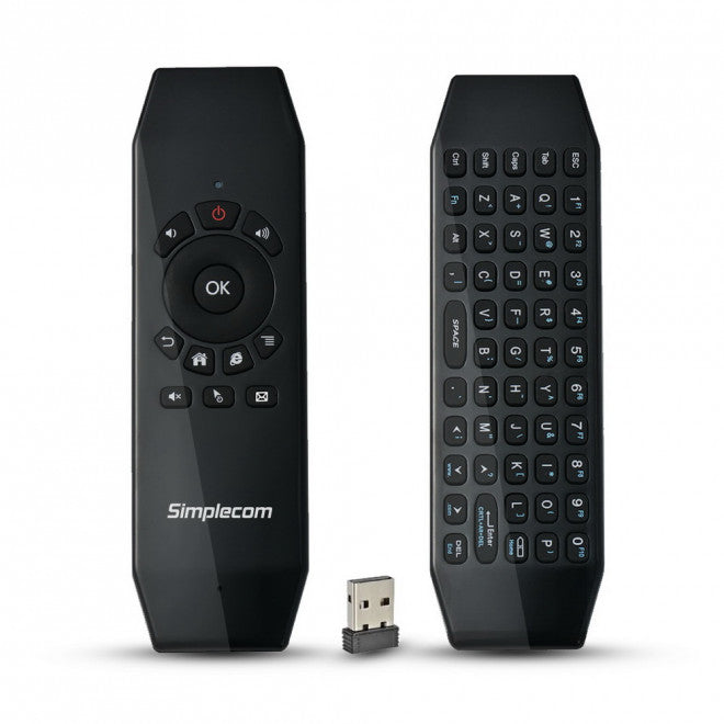 Simplecom RT150 2.4GHz Wireless Remote Air Mouse Keyboard with IR Learning - Image 2