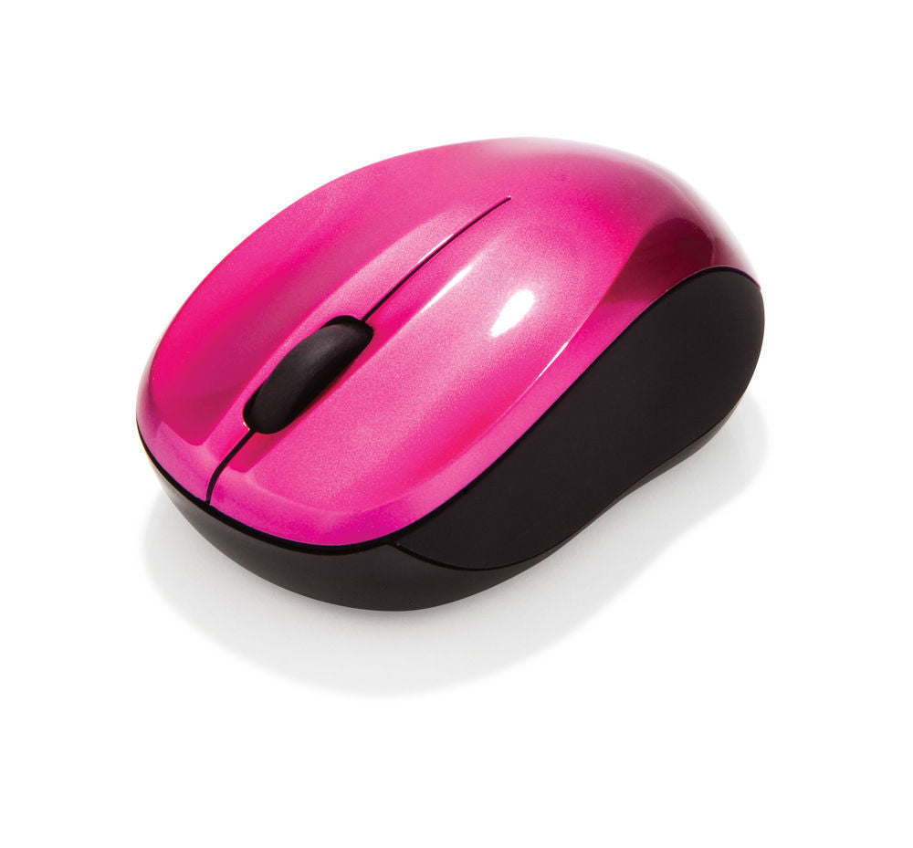 Verbatim GO Nano Hot Pink Mouse 2.4GHz Wireless Optical, Ultra Compact, 3 Buttons, 1600dpi, Nano Receiver - Image 1