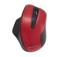 Verbatim Silent Ergonomic Wireless LED Mouse Red - Image 1