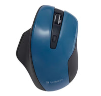 Verbatim Silent Ergonomic Wireless LED Mouse Blue - Image 2