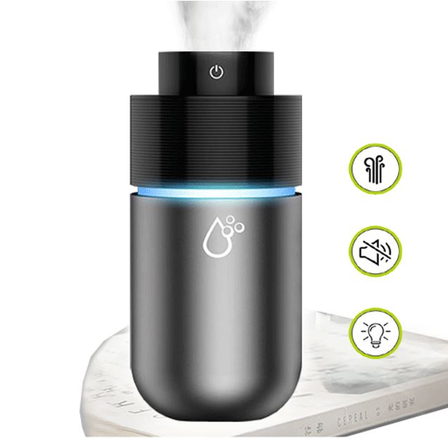 Sansai HUD-305E Portable Humidifier 200ml 7 colours LED light reduce dust unpleasant smell moisturize air 6H spray time quiet easy clean USB power - Image 2