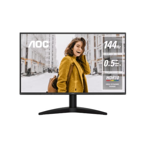 AOC 24B36X 23.8": IPS, FHD 144Hz, 0.5ms MPRT, 300 nits, 1500:1, sRGB 123%, HDMI 1.4 & DP 1.4, tilt stand, VESA 100×100, 18W, 2.52kg w/ stand - Image 5