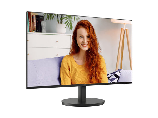 AOC 23.8" IPS 1ms 120hz, Ultra Slim, Speakers, Flicker Free, FHD 1920×1080@100Hz – HDMI, 1920×1080@60Hz – VGA. VESA 100 x 100, Earphone.Office Monitor
