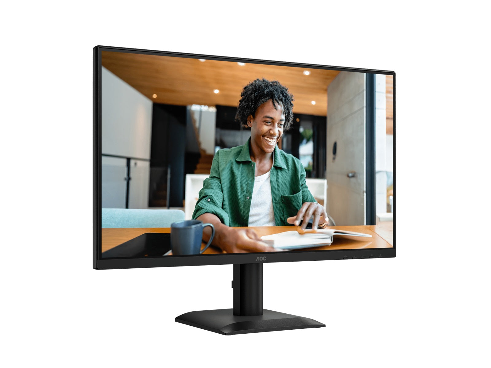 AOC 23.8" IPS, 1920×1080@144Hz, 4ms GtG, 300 cd/m², 1500:1, 178° VA, sRGB 112%, HDMI/DP, tilt -5°~23°, 16.7M colors, 16W (LS) - Image 2