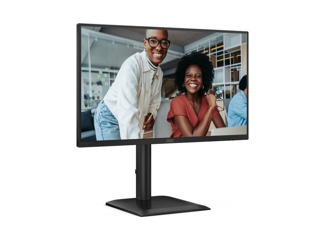 AOC 23.8" IPS, 1080p 120Hz, 300 nits, 1500:1, 4ms/1ms, 96% NTSC, HDMI 1.4, DP 1.2, VGA, USB3.2×4, 2×2W speakers, fully adjustable stand, VESA - Image 2