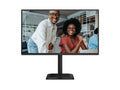 AOC 27" IPS, 1080p 120Hz, 300 nits, 1500:1, 4ms/1ms, 98% NTSC, HDMI/DP/VGA, USB3.2×4, 2×2W speakers, full ergonomic stand, VESA 100×100 - Image 1