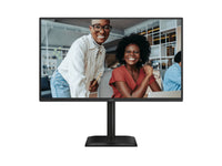 AOC 27" IPS, 1080p 120Hz, 300 nits, 1500:1, 4ms/1ms, 98% NTSC, HDMI/DP/VGA, USB3.2×4, 2×2W speakers, full ergonomic stand, VESA 100×100 - Image 1