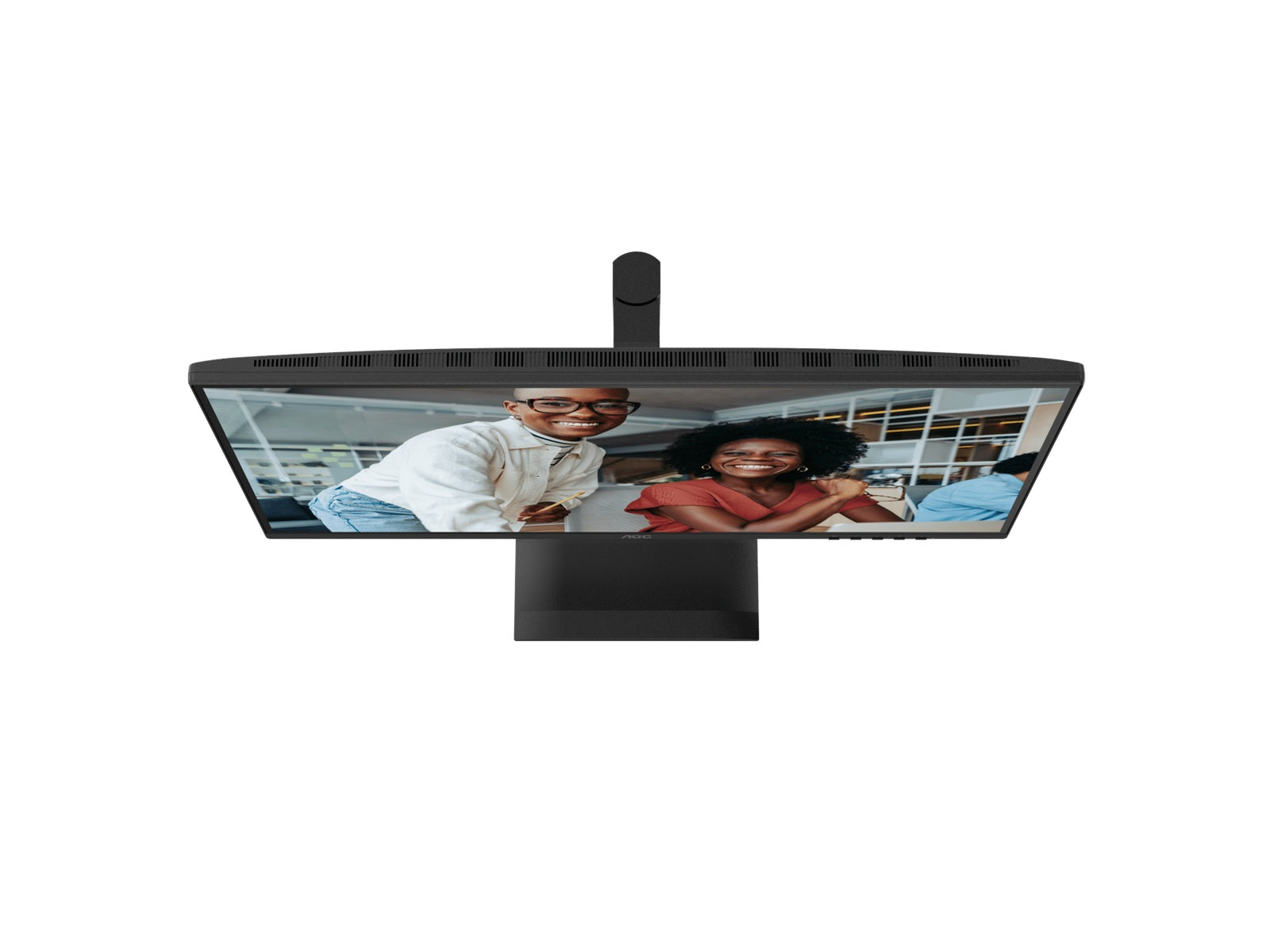 AOC 27" IPS, 1080p 120Hz, 300 nits, 1500:1, 4ms/1ms, 98% NTSC, HDMI/DP/VGA, USB3.2×4, 2×2W speakers, full ergonomic stand, VESA 100×100 - Image 3