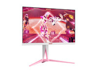 AOC AGON 27" QHD Gaming Monitor – 170Hz QHD IPS, 1ms GtG, 1.07B colors, Delta E<2, HDMI 2.0, DP 1.4, USB hub, pink & white design, height adjustable - Image 2