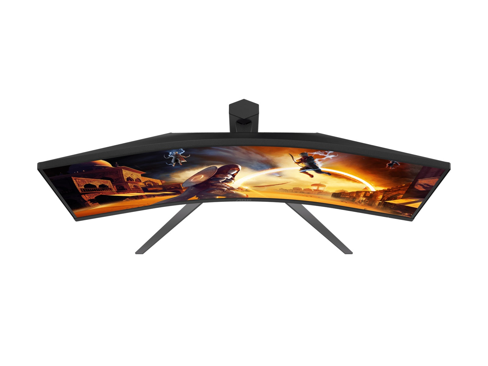 AOC 34" WQHD Curved Monitor – 3440×1440@180Hz, 0.5ms MPRT, 1500R VA, 120% sRGB, DP 1.4, HDMI 2.0, Delta E<2, tilt/swivel/height adjustable - Image 3