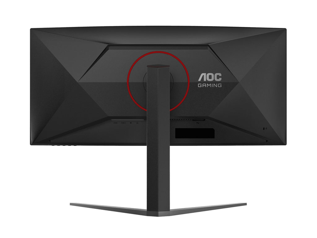 AOC 34" WQHD Curved Monitor – 3440×1440@180Hz, 0.5ms MPRT, 1500R VA, 120% sRGB, DP 1.4, HDMI 2.0, Delta E<2, tilt/swivel/height adjustable - Image 4
