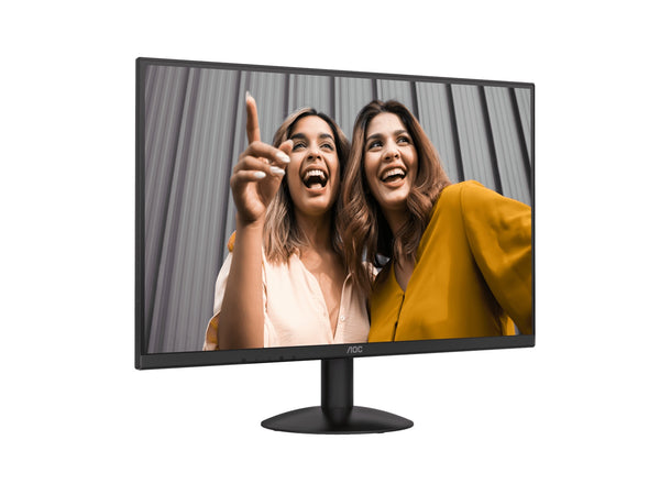 AOC 27" IPS Q27B30E: 2560×1440 @ 75Hz, 4ms GtG, 300 nits brightness, sRGB 118%, HDMI 1.4 & DP 1.4, tilt stand, 100mm VESA, 20W power use