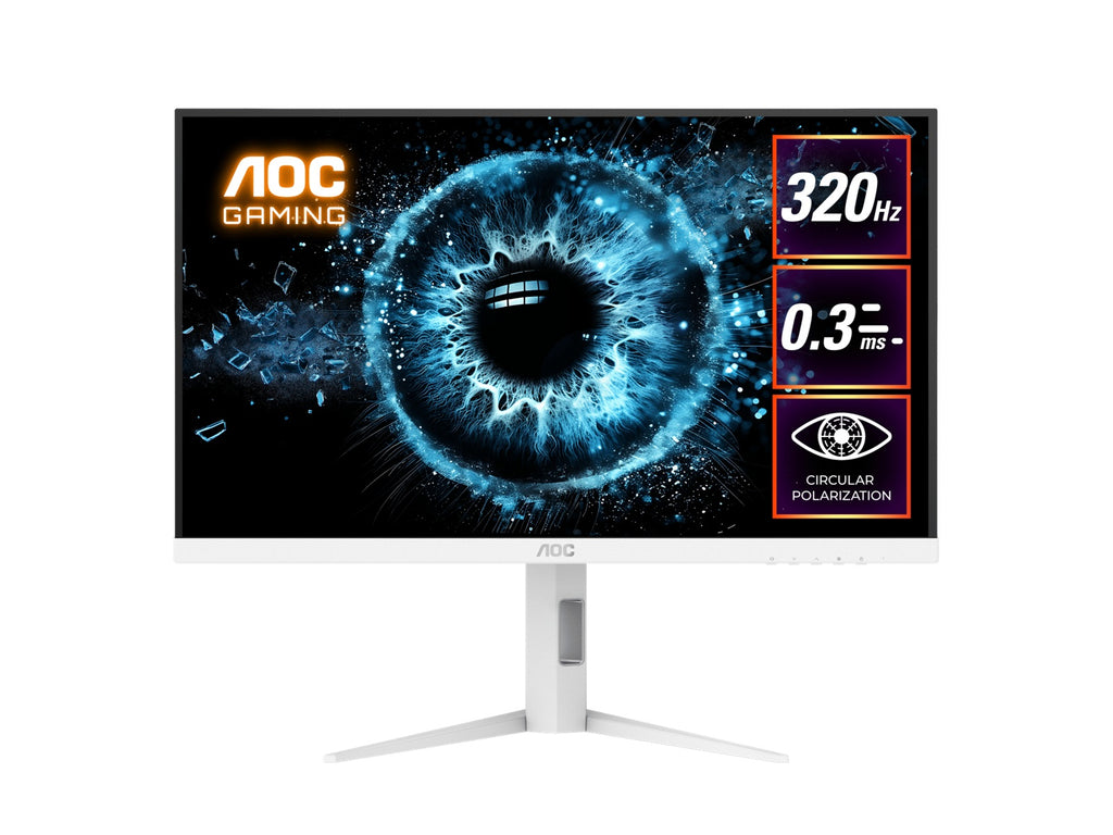 AOC 27" Fast IPS Q27G4SL/WS: 2560×1440 @ 320Hz, 1ms GtG, 350 nits, HDR 450 nits, sRGB 125%, DP 1.4, HDMI 2.1, ergonomic stand, VESA 100mm - Image 5
