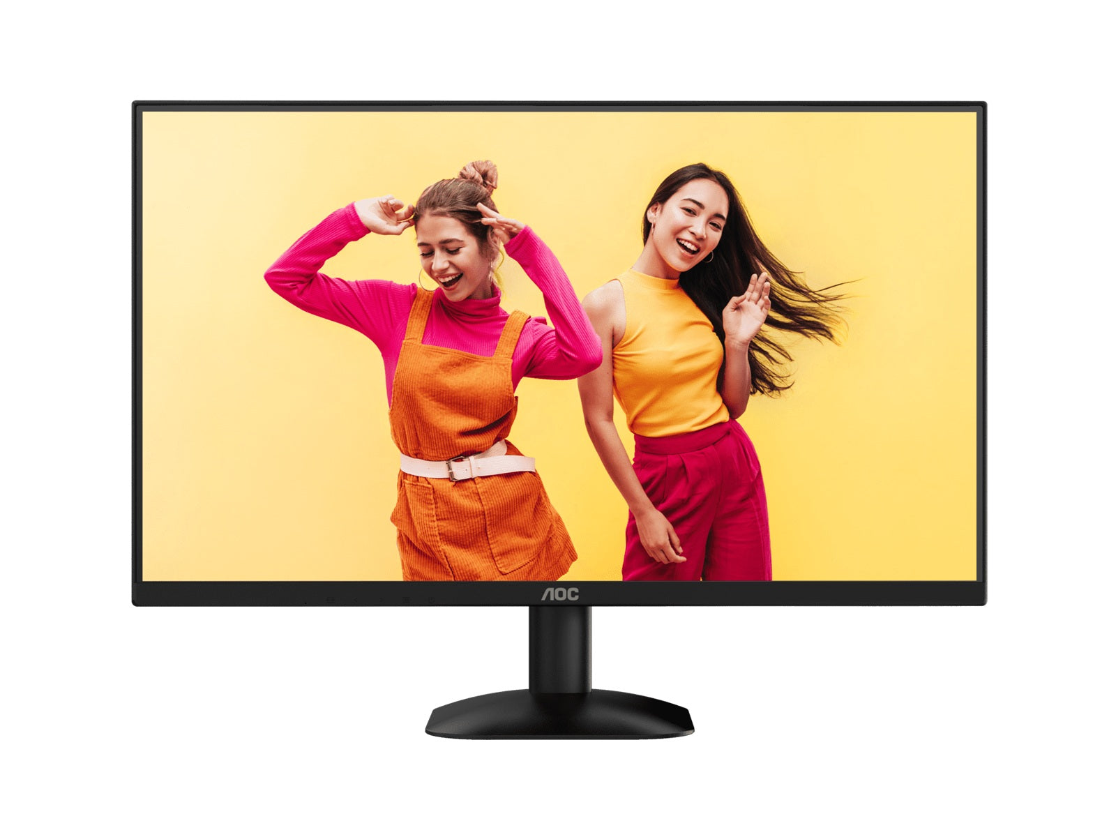AOC 27" 4K Monitor U27B35: 27" IPS, 3840×2160 @ 60Hz, 4ms response, 300 cd/m² brightness, 125% sRGB, 1.07B colors, HDMI & DP inputs, tilt stand - Image 1