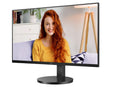 AOC 27" IPS 4K 3840 x 2160 UHD, HDR10, Speakers, Flicker FREE, HDMI 2.0 x 2, DisplayPort 1.4 x 1  black. VESA 100, Height Adjust,  Office Monitor - Image 1