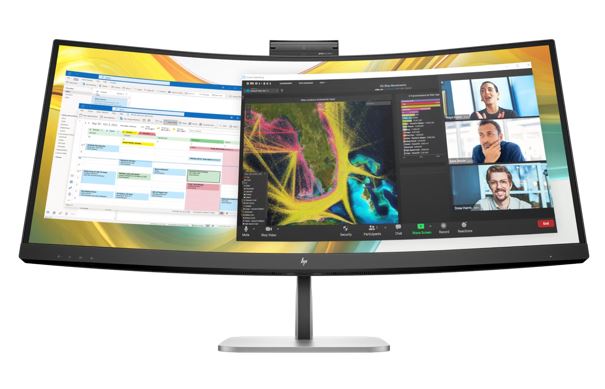 HP Series 5 Pro 34" WQHD 4K CURVED 21:9 3440x1440 100Hz Height Adjust VA LCD Tilt Swivel USB-C DP HDMI Speakers VESA Webcam 3yrs wty - Image 5
