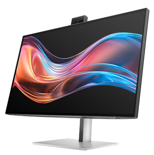 HP Series 7 Pro 727PM 27" 4K UHD Thunderbolt IPS Conferencing Monitor 3840x2160 16:9 5ms Height Adjust Tilt Swivel Pivot Webcam Speakers USB-C VESA - Image 3