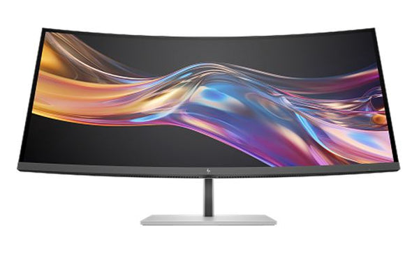 HP Series 7 Pro 738PU 38" Curved 4K WQHD Thunderbolt IPS Monitor 3840x1600 21:9 5ms Height Adjust Tilt Swivel Pivot HDMI DP USB-C VESA 3yrs