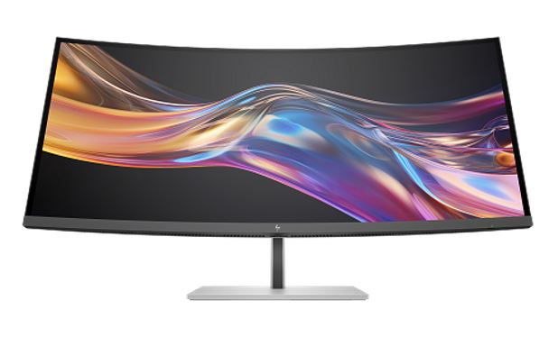HP Series 7 Pro 738PU 38" Curved 4K WQHD Thunderbolt IPS Monitor 3840x1600 21:9 5ms Height Adjust Tilt Swivel Pivot HDMI DP USB-C VESA 3yrs - Image 1
