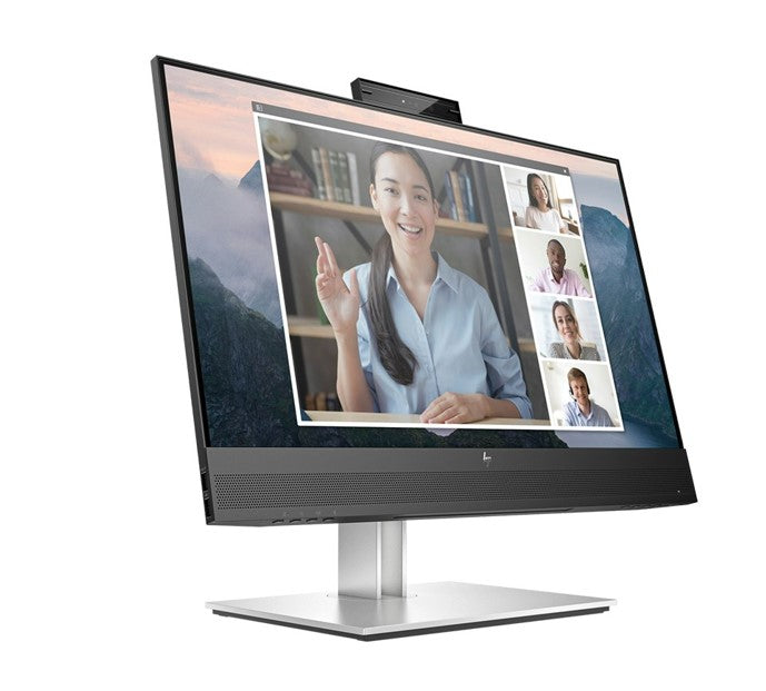 HP E24MV G4 23.8"/24" FHD Conferencing Monitor 1920x1080 16:9 5ms Height Adjustable Tilt Swivel Pivot Webcam Speakers 4xUSB Hub VGA DP HDMI VESA 3yrs - Image 2