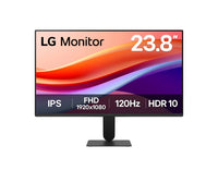LG 23.8" IPS Full HD Monitor, 1920x1080, 120Hz refresh rate, 5ms response, sRGB 99%, HDR10, and 178° wide viewing angles for smooth, vibrant visuals - Image 1