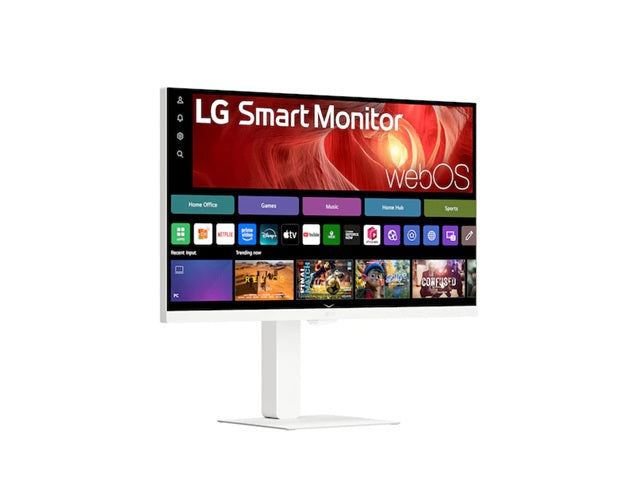 LG 27” 4K UHD IPS Smart Monitor with webOS, USB-C (65W PD), AirPlay 2, Bluetooth, DCI-P3 90%, Magic Remote support, and full ergonomic stand - Image 2