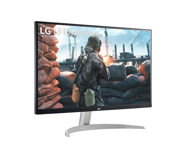 LG 27" 4K UHD IPS Smart Monitor with 3840×2160 resolution, DCI-P3 95%, HDR400, AMD FreeSync™, 5ms response, 60Hz, and tilt-adjustable stand - Image 2