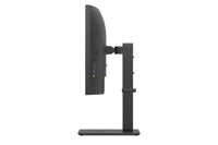 LG 34" UltraWide QHD Curved IPS Monitor with HDR10, sRGB 99%, USB-C PD 90W, RJ45, built-in speakers, and tilt/height/swivel adjustable stand - Image 3