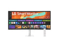 LG 34" Smart Monitor 34" WQHD Curved display with 3440x1440 resolution, sRGB 99%, webOS, AirPlay 2, 2x7W speakers, 100Hz refresh rate & Bluetooth - Image 1