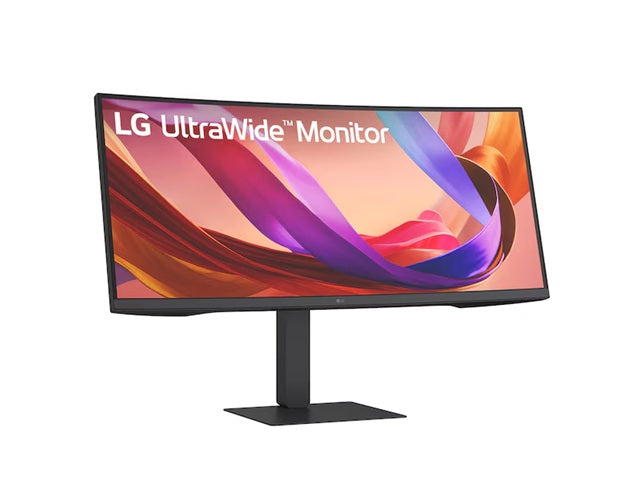 LG 34" UltraWide 21:9 WQHD Curved IPS Monitor with 3440x1440 resolution, sRGB 99%, HDR10, 100Hz, 5ms response, and tilt/height/swivel stand - Image 2