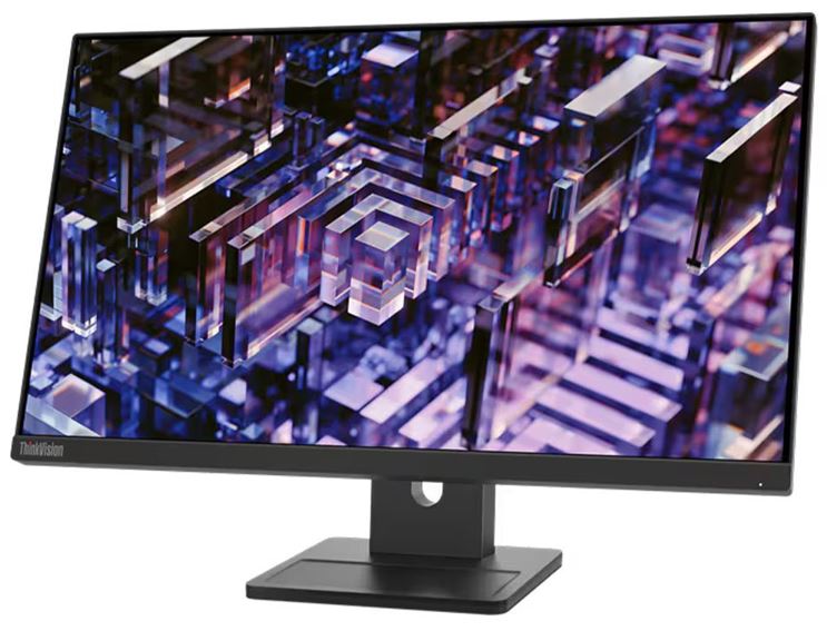 LENOVO ThinkVision E24Q-30 23.8"/24" 100Hz QHD IPS Monitor 2K 2560x1440 16:9 4ms Height Adjustable Tilt Pivot Swivel HDMI DP USB-C Speakers VESA 3yr w - Image 2