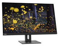 LENOVO ThinkVision E27q-20 27" 75Hz QHD IPS Monitor 2K 2560x1440 16:9 4ms Height Adjustable Tilt Swivel Pivot DP HDMI 3yr wty -EX-DEMO - Image 2