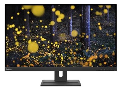 LENOVO ThinkVision E27q-20 27" 75Hz QHD IPS Monitor 2K 2560x1440 16:9 4ms Height Adjustable Tilt Swivel Pivot DP HDMI 3yr wty -EX-DEMO - Image 5