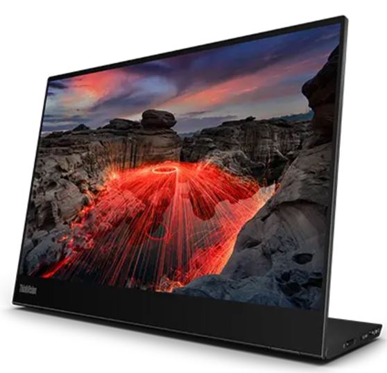 LENOVO ThinkVision M14-2 14" IPS 2240x1400 Mobile 60Hz 6ms Tilt Lift Pivot Height Adjustable View Angle VESA USB-C DP1.2 Black 3YR WTY Black - Image 3