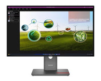 LENOVO ThinkVision P27Q-40 27" 120Hz QHD IPS Monitor 2K 2560x1440 16:9 4ms Height Adjustable Tilt Pivot Swivel HDMI DP USB hub VESA Tiny Support 3yr - Image 1