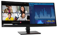 LENOVO ThinkVision P34W-20 34" 60Hz QHD IPS Monitor 4K 3440x1440 21:09 4ms Height Adjustable Tilt Swivel 100W PD HDMI DP LAN USB Speakers VESA 3yrs - Image 2