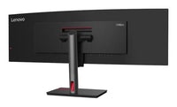 LENOVO ThinkVision P49W-30 49" Dual QHD Curve Monitor IPS 5K 5120x2160 21:9 Height Adjustable Tilt Swivel DP HDMI TBT4 USB-C Hub USB-B LAN Audio VESA - Image 4