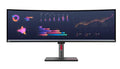 LENOVO ThinkVision P49W-30 49" Dual QHD Curve Monitor IPS 5120x1440 32:9 Height Adjustable Tilt Swivel DP HDMI TBT4 USB-C Hub USB-B LAN Audio VESA 3yr - Image 1