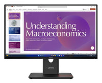 LENOVO ThinkVision T24D-40 23.8"/24" 120Hz FHD IPS Monitor USB-C Dock 100W DP Height Adjust Tilt Swivel Pivot HDMI DP LAN 4xUSB VESA ~62cdgar6au - Image 1