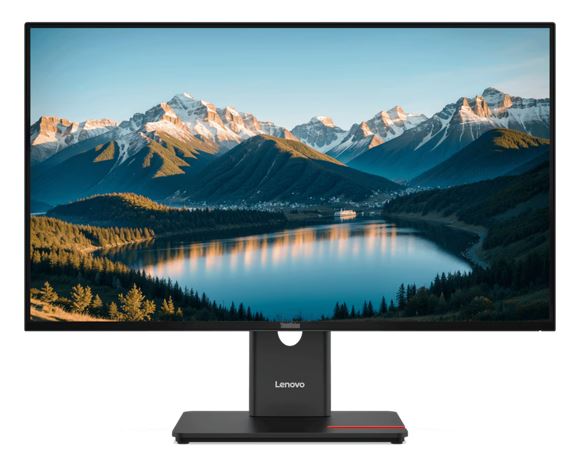 LENOVO ThinkVision T27Q-40 27" QHD Monitor IPS 2560x1440 16:9 Height Adjustable Tilt Swivel pivot Anti-GlarE DP HDMI USB-C Hub VESA Black 3YR - Image 5