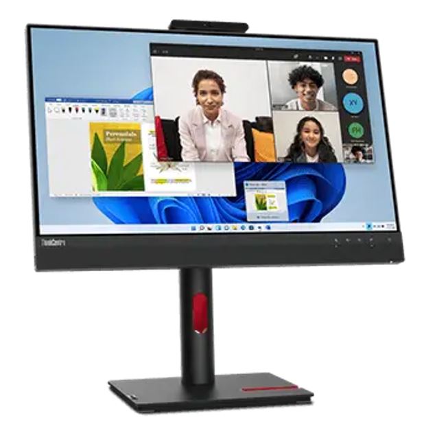 LENOVO ThinkCentre Tiny-in-One G5 23.8"/24" FHD 60Hz 1920x1080 16:9 4ms Height Adjust Tilt Swivel Pivot HDMI DP IPS USB3.2 Anti-glare Webcam Mic - Image 2